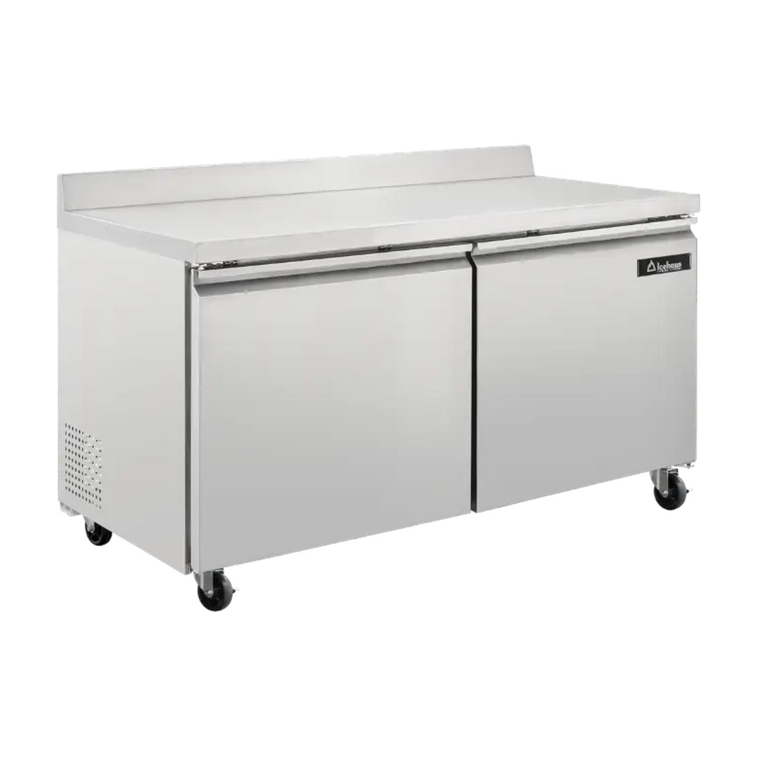 Refrigerador bajo barra 2 puertas solidas 11.3 pies cubicos Icehaus MTR-2P-SS-01