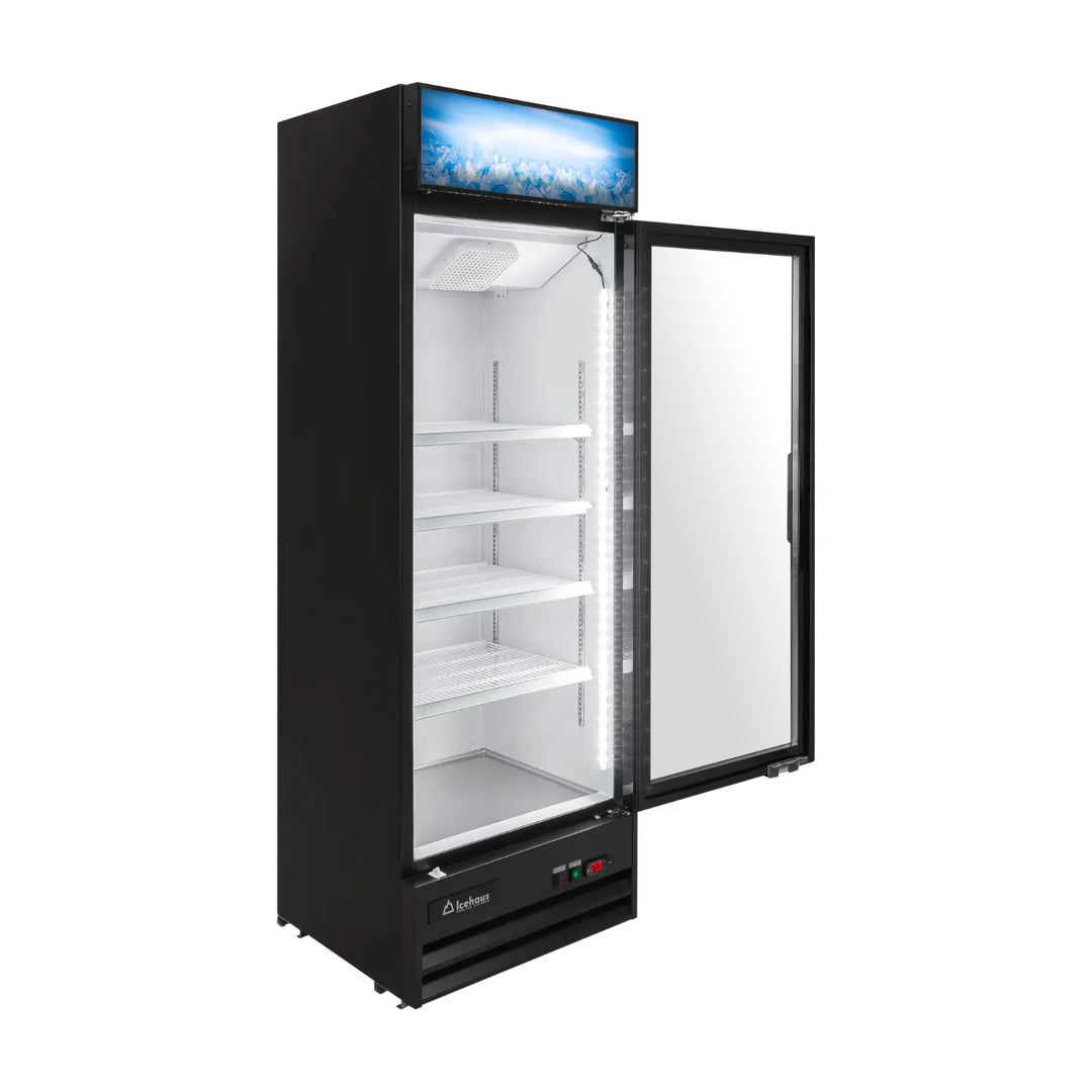 Refrigerador comercial 1 puerta de cristal de 382L Drago RVC-1PC-382