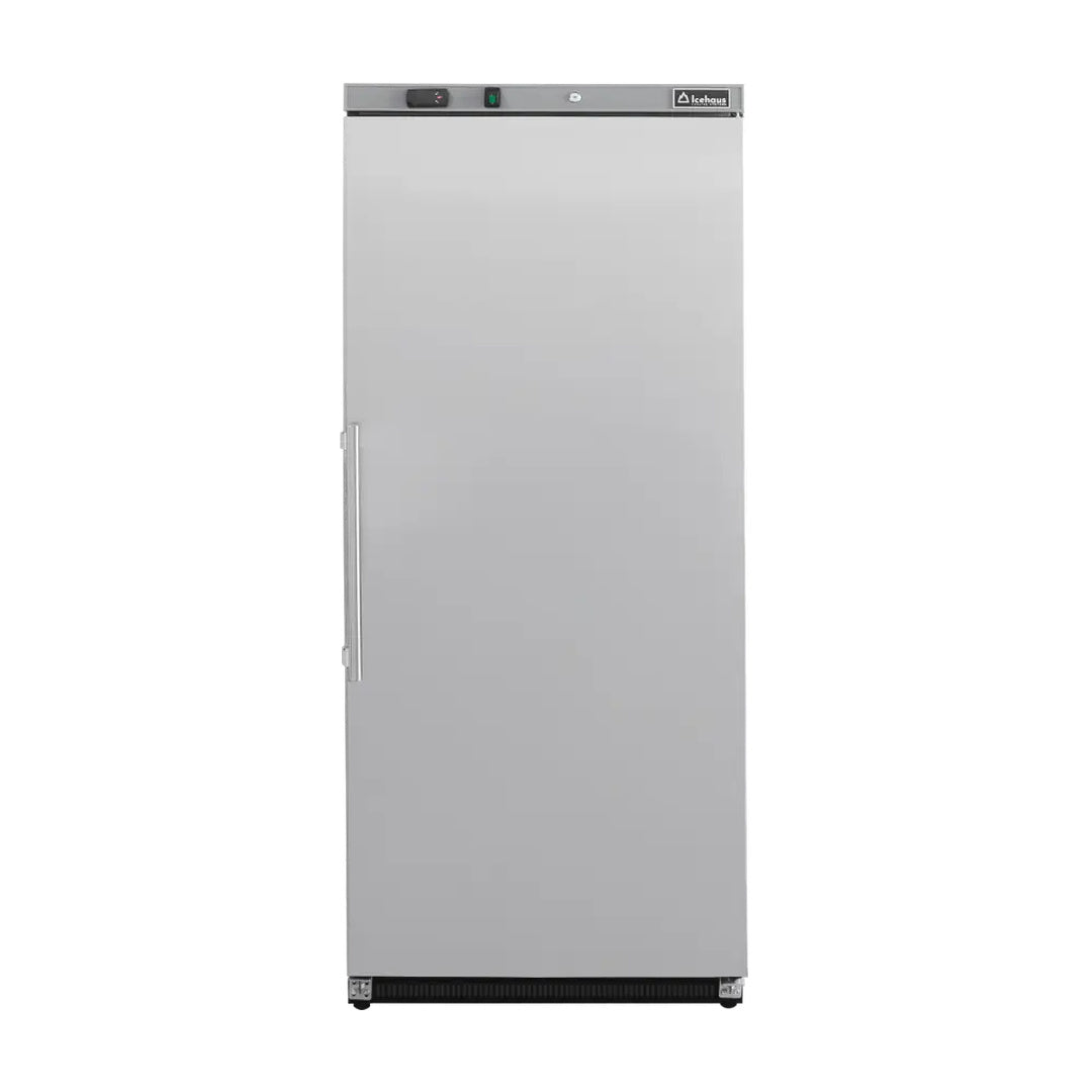 Refrigerador vertical 1 puerta sólida en acero inoxidable 12.6 pies Icehaus RVI-400
