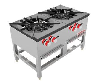 Estufón / Fogón doble a gas Coriat modelo EC-2T MÁSTER
