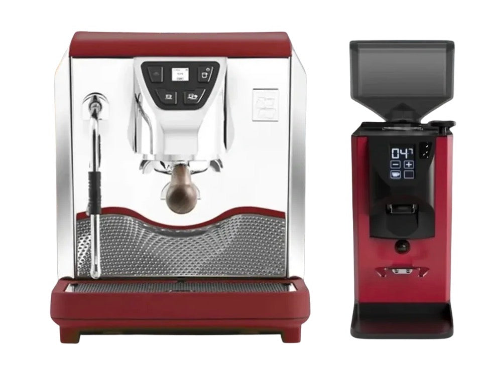 Kit cafetera espresso nuova SIMONELLI OSCAR MOOD + molino DUO