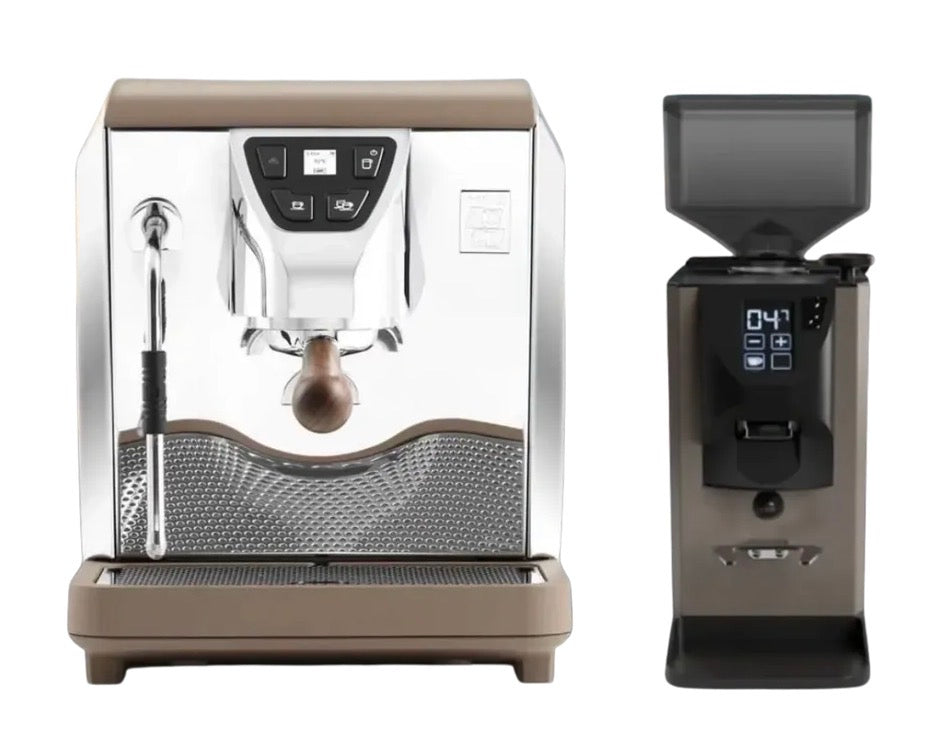 Kit cafetera espresso nuova SIMONELLI OSCAR MOOD + molino DUO