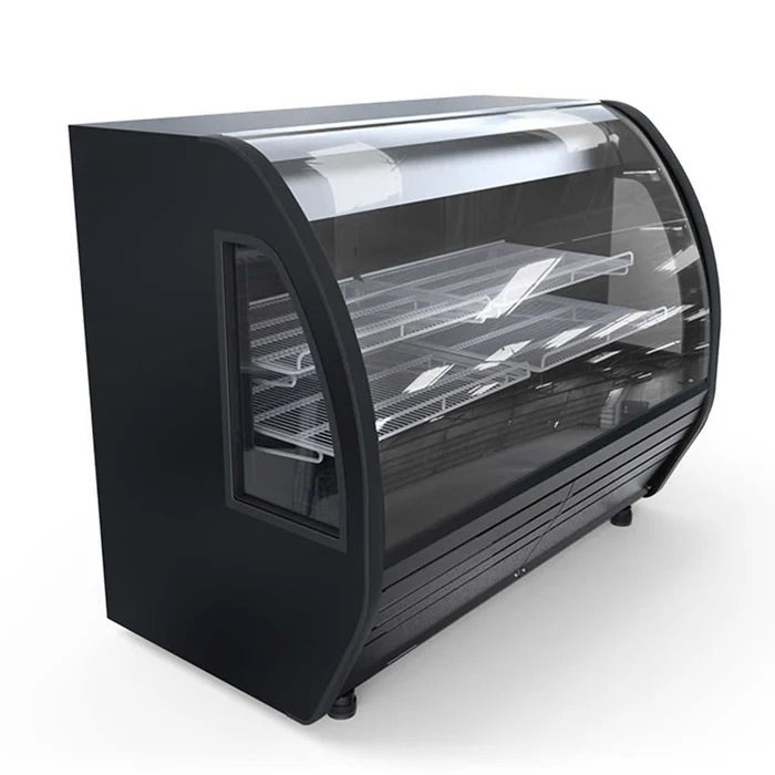 Vitrina Cremera Negra Luz Led 12 Pies Imbera BHS20 1017332