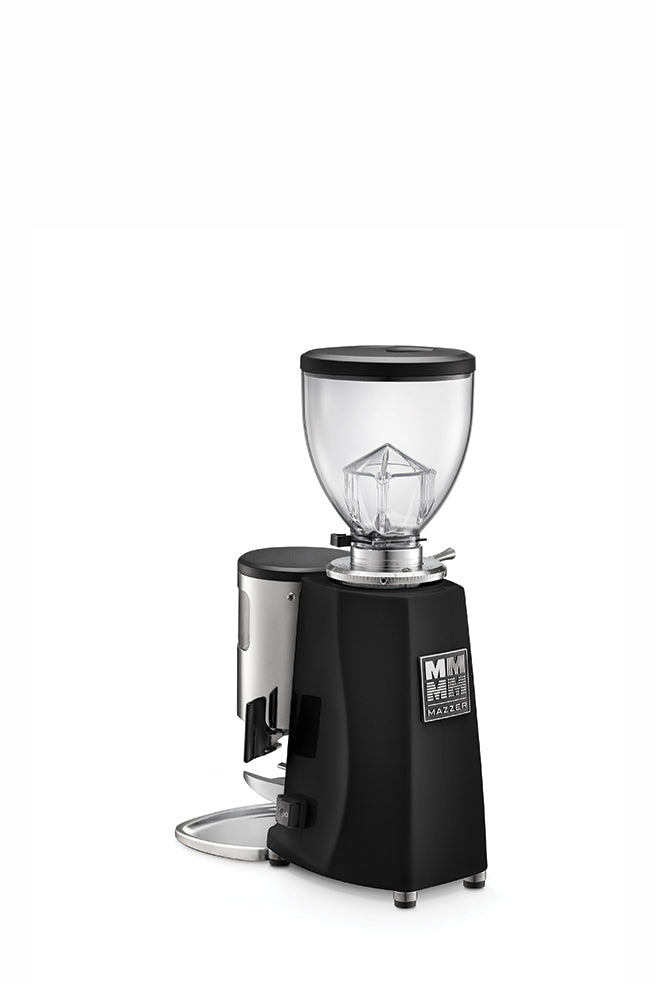 Molino dosificador de café con muelas planas de 58 mm para barras compactas Mazzer MINI MANUAL