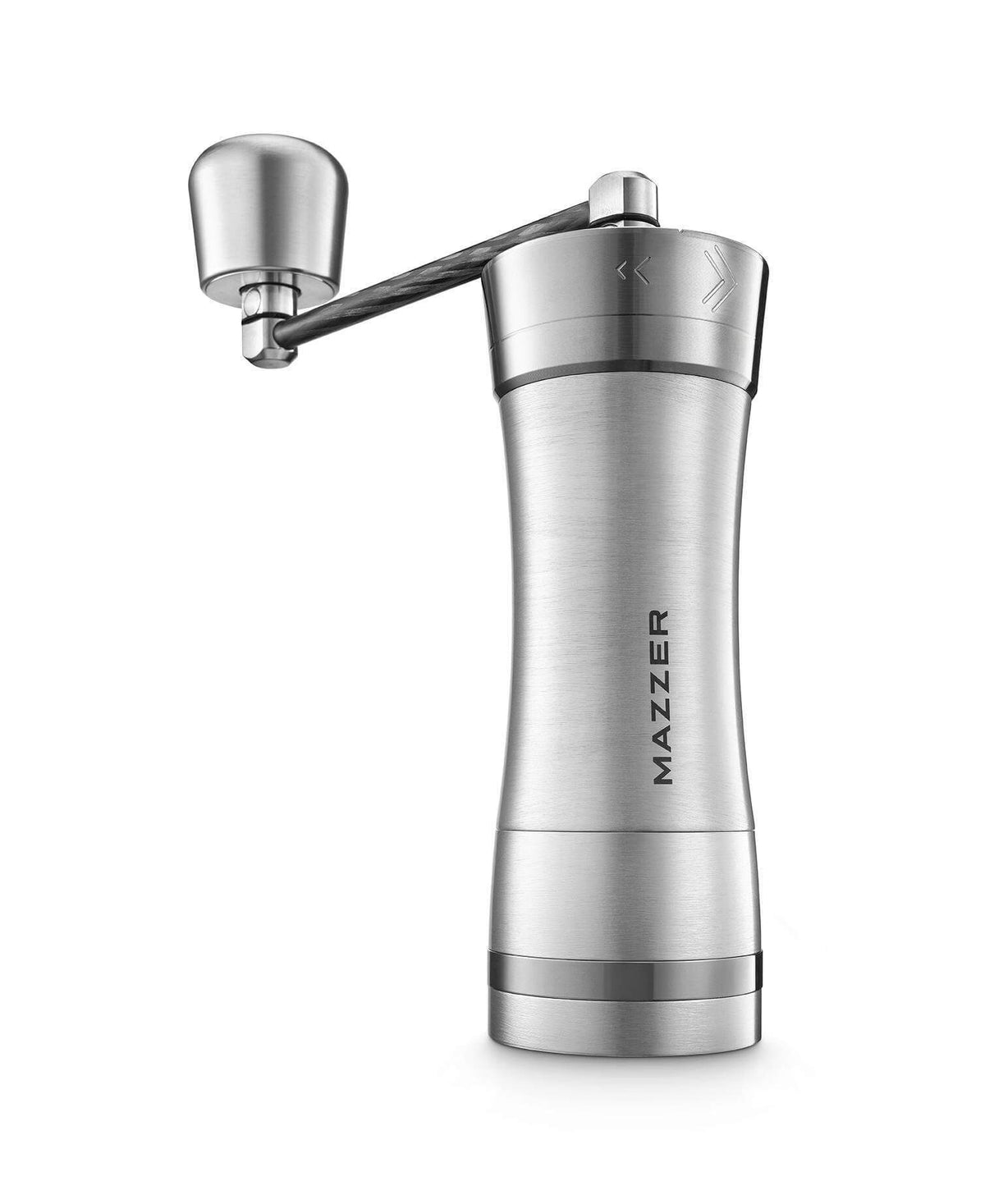 Molino manual con muelas cónicas de 47 mm, ajuste externo de 33 micras y True Zero para uso doméstico y móvil Mazzer OMEGA