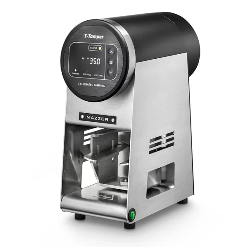 Tamper electrónico automático con presión ajustable para portafiltros de 53 a 58.3 mm Mazzer T-TAMPER