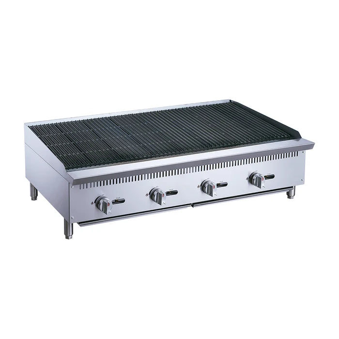 Asador comercial a gas de 4 quemadores radiantes MIGSA RFS-48-MG