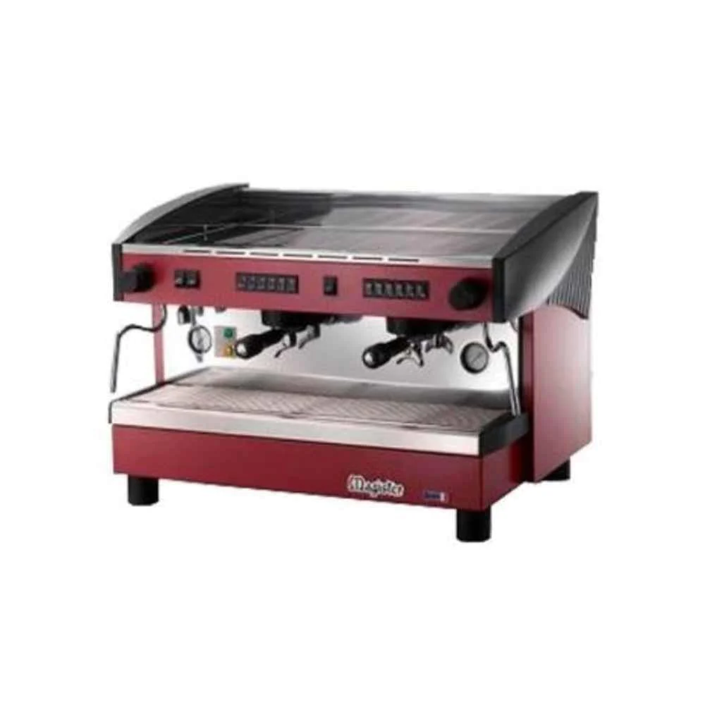 Cafetera automática electrónica con dosaje programable dos grupos  Magister Modelo STILO ES100