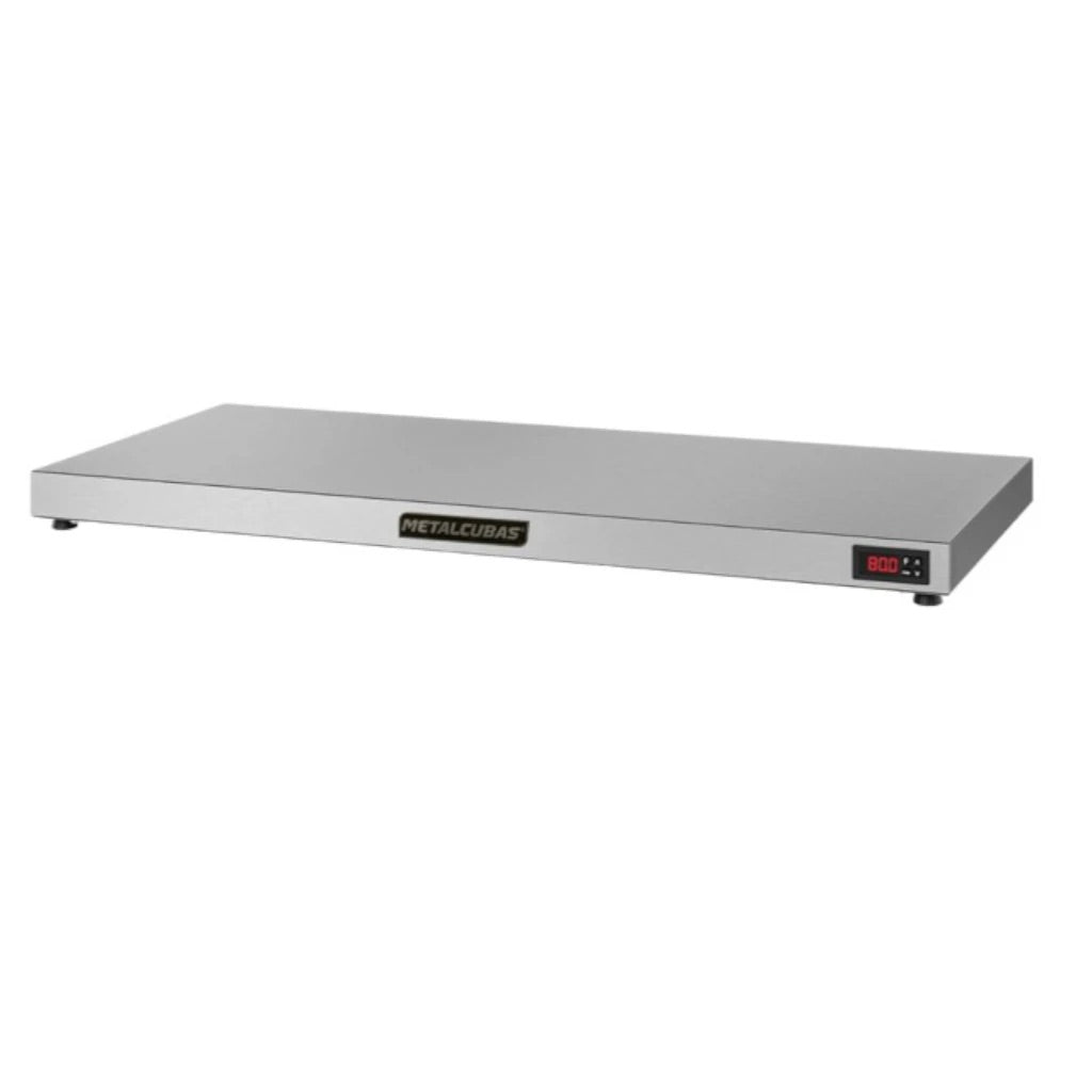 Placa Calefactora De Alimentos 100 CM 10 KG 127 V Metalcubas PAM1000