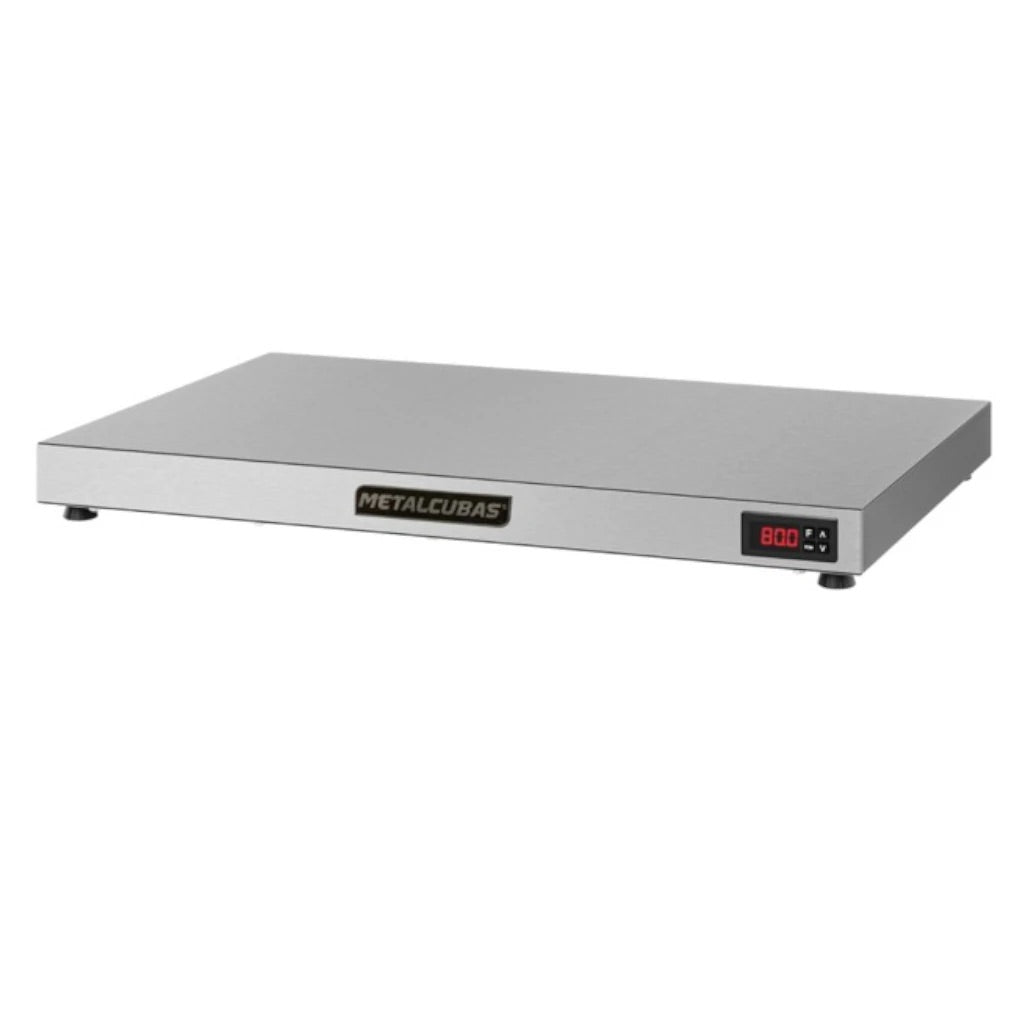 Placa Calefactora De Alimentos 70 CM 10 KG 127 V Metalcubas PAM700