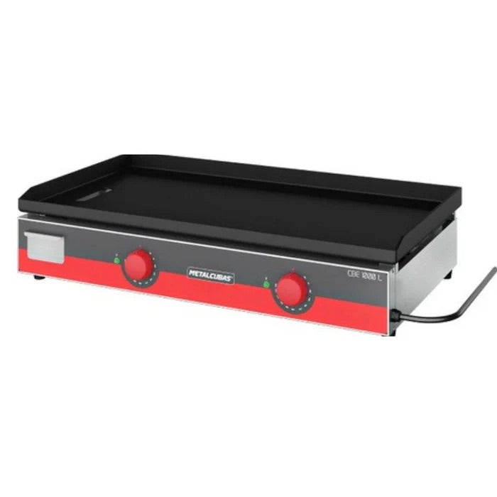 Plancha Electrica Light Con Prensa Acero Inoxidable Cajon Movil 100X52 Metalcubas CBE1000L