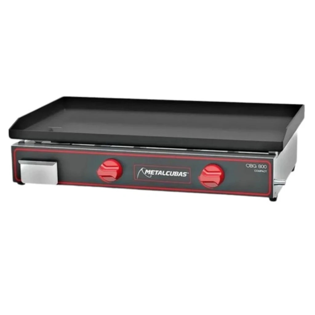 Plancha Industrial A Gas Compact 80 CM Metalcubas CBG800C