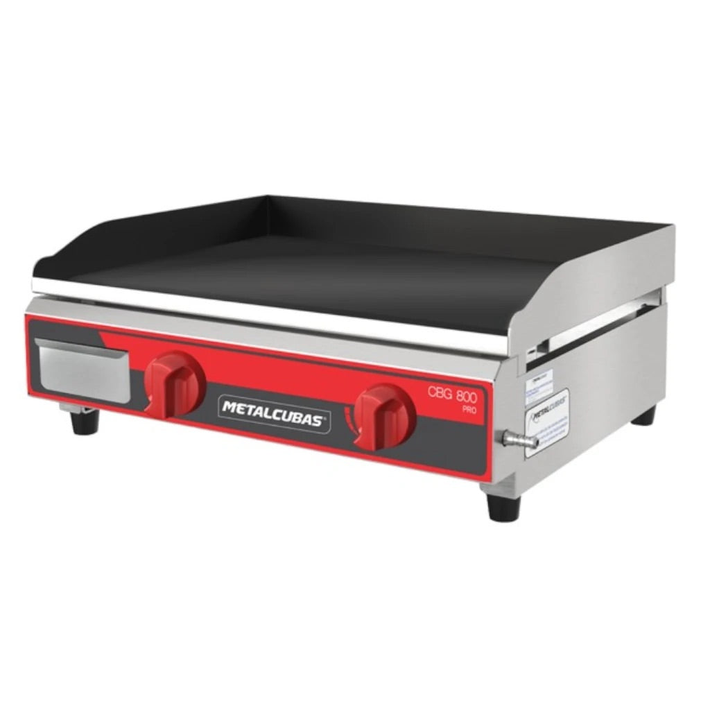 Plancha Industrial A Gas Pro 80 CM Metalcubas CBG800PRO