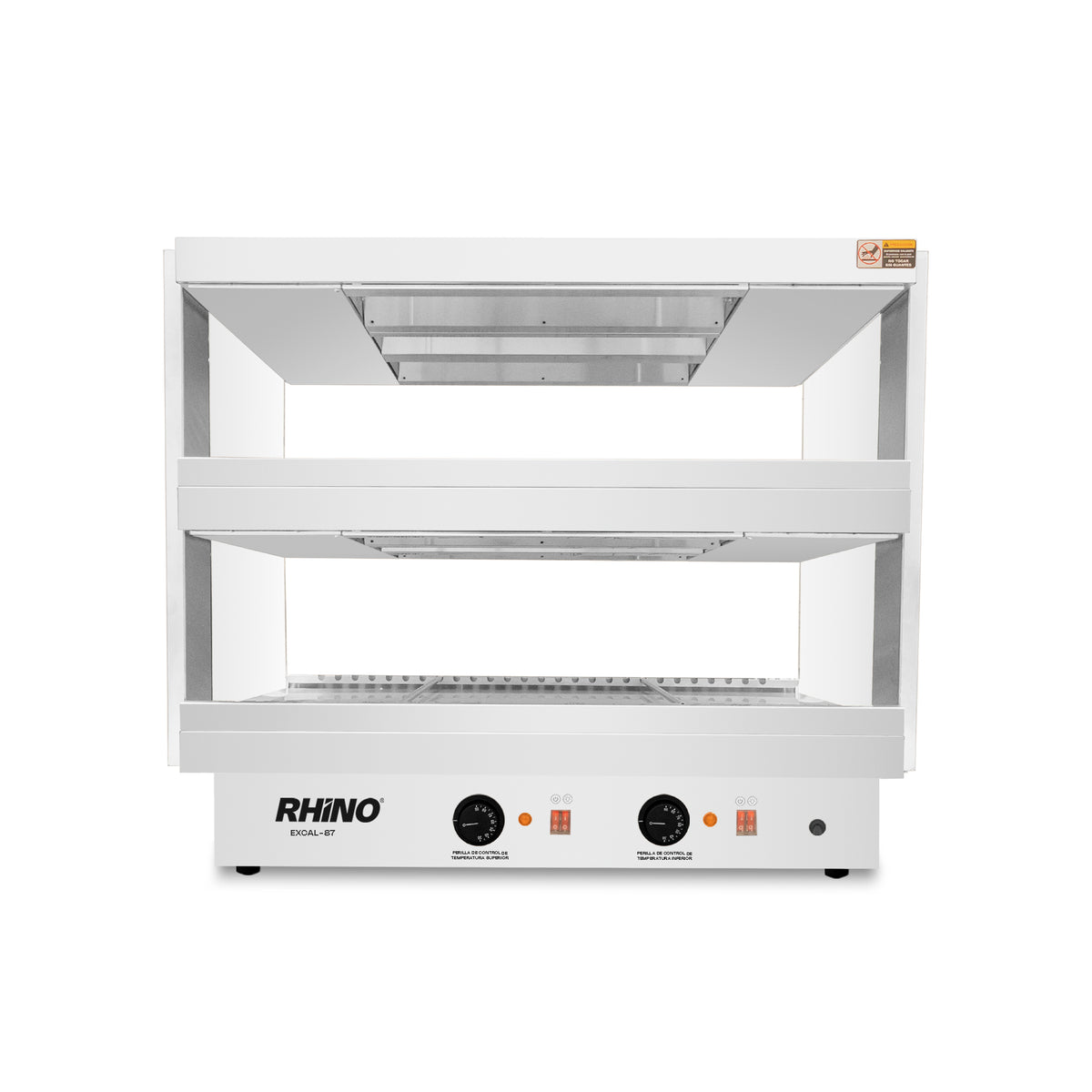 Exhibidor Caliente para Paso de Alimentos Rhino EXCAL-87
