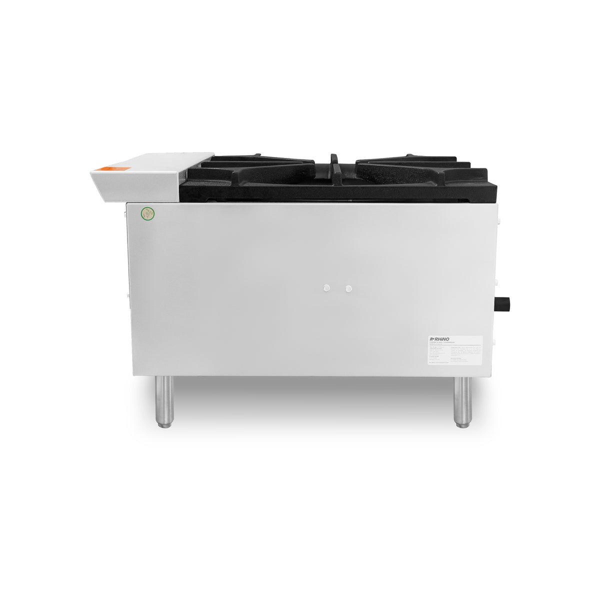 Fogón a Gas LP y Gas Natural de 1 Quemador Rhino FOGA-1Q