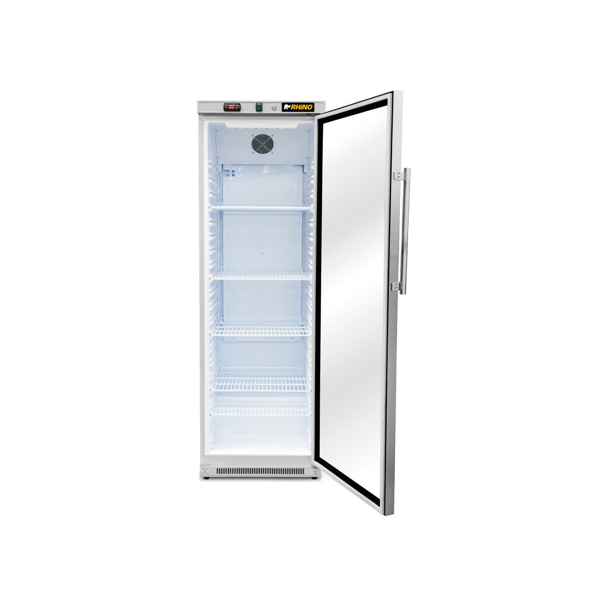 Refrigerador vertical de cristal Rhino REVEAB-13C