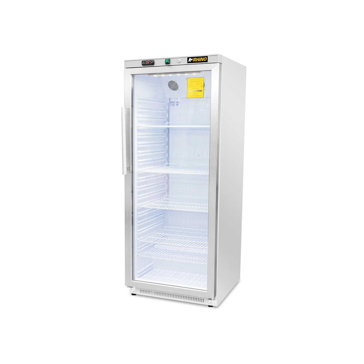 Refrigerador vertical 20 pies con cristal RHINO REVEAB-19C