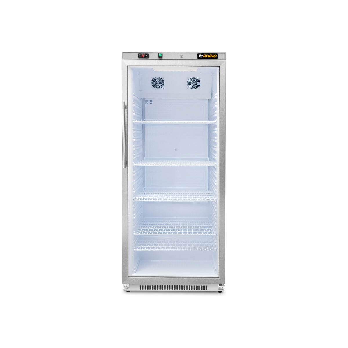 Refrigerador vertical 20 pies con cristal RHINO REVEAB-19C