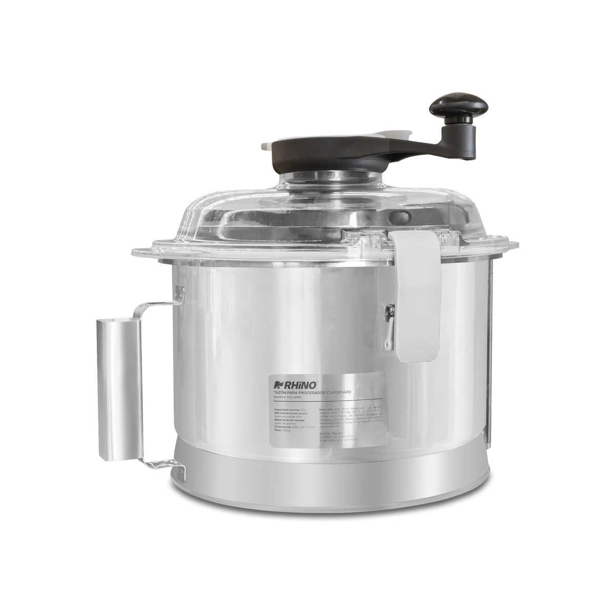 Tazón 5.5 L para Procesador Combinado Rhino TAZ-5PRO