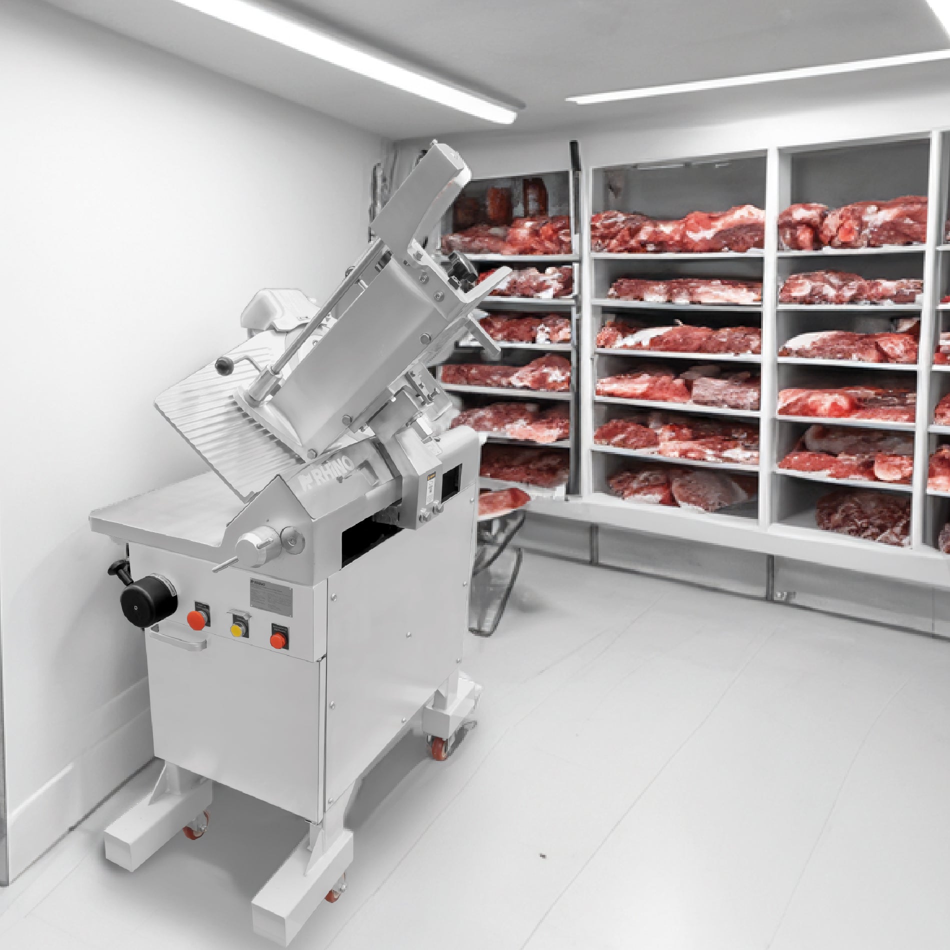 Rebanadora Automática de Carne 363 mm Rhino REBAC-363