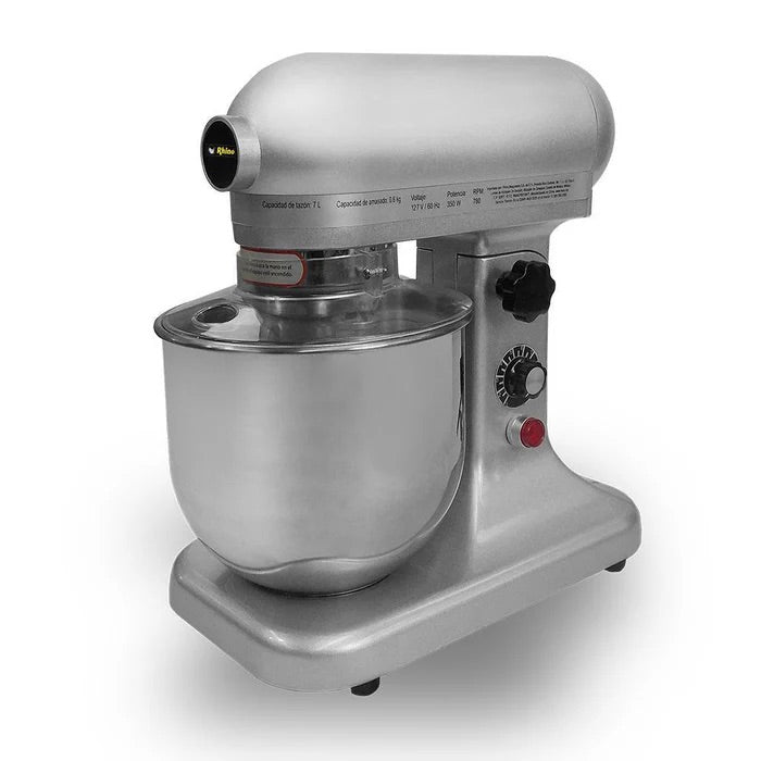Batidora Rhino Bati-7 Planetaria Acero Inoxidable 7 Lt 10 Velocidades