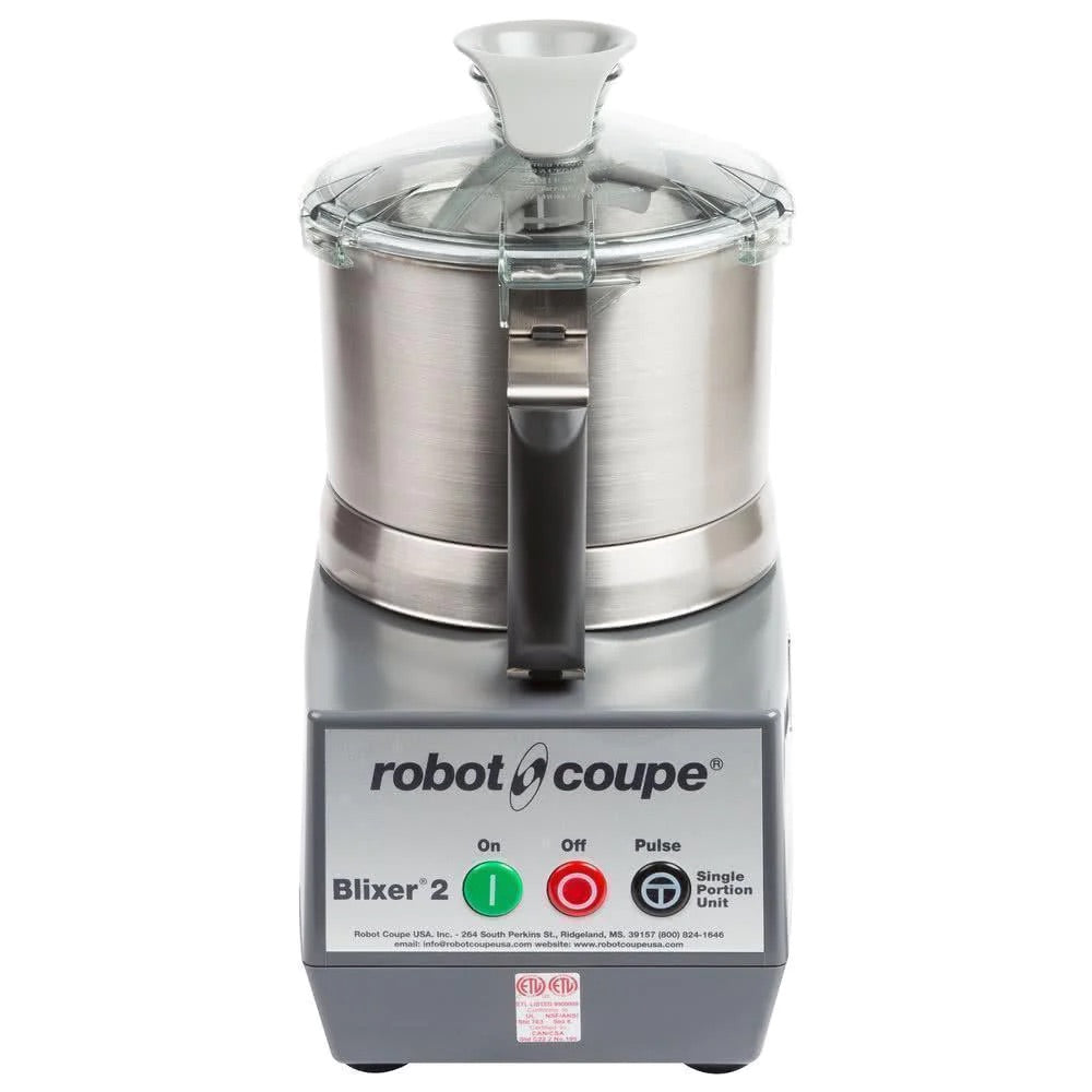 Procesador Alimentos Robot Coupe BLIXER 2 Tazón Acero Inoxidable Velocidad Simple