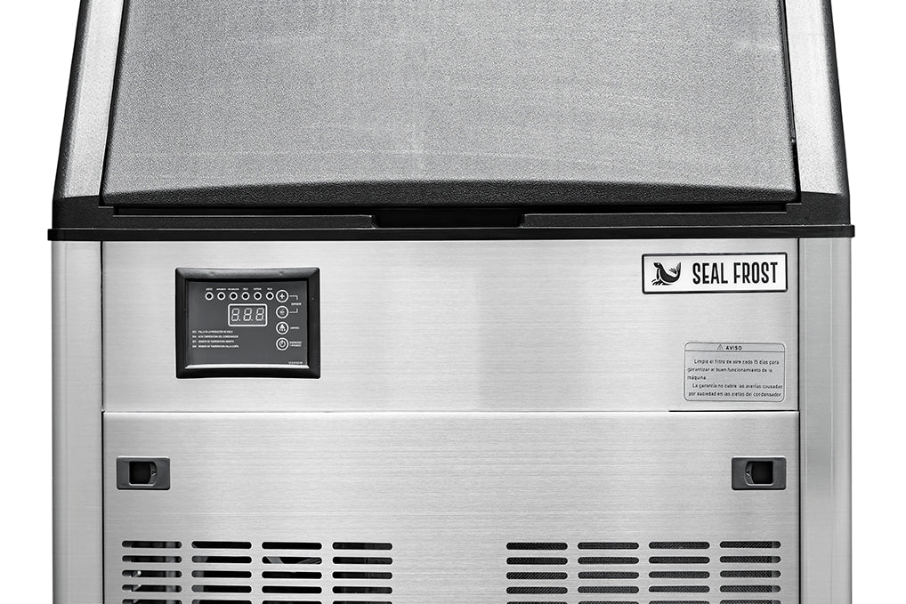 Máquina de hielo en cubo, bajo mostrador, Seal Frost SF-289S, 127 kg en 24 hr.