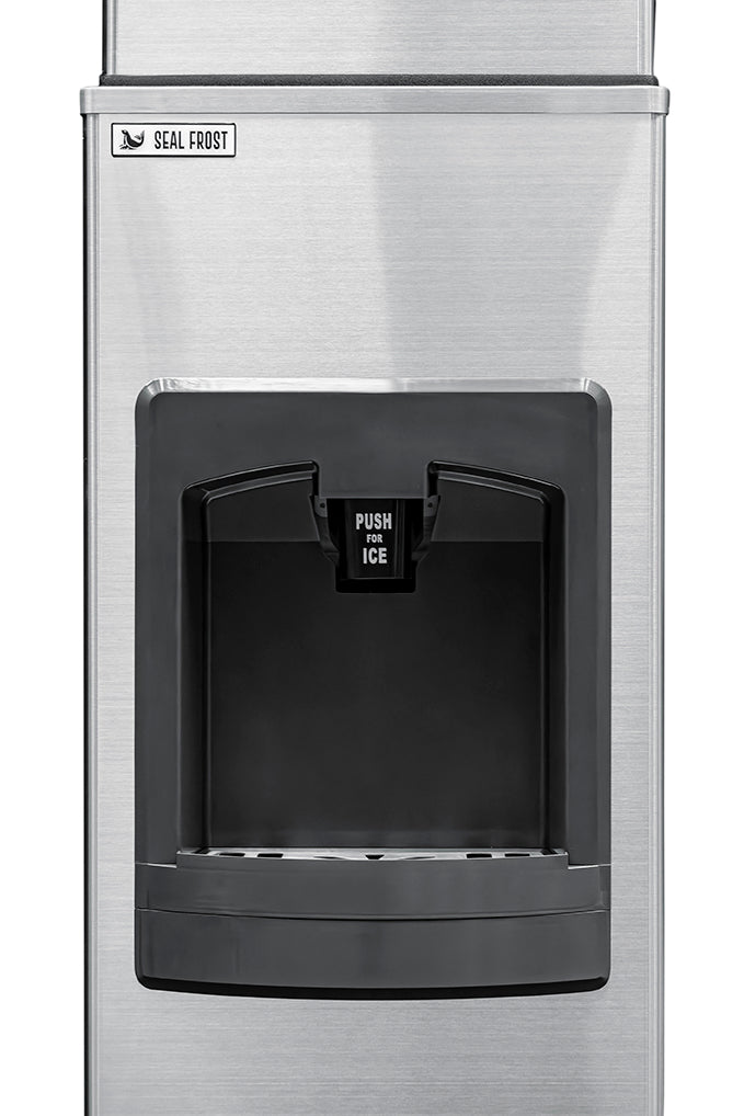 Máquina de hielo en cubo, dispensadora, Seal Frost SF-350D 160 kg en 24 hrs.