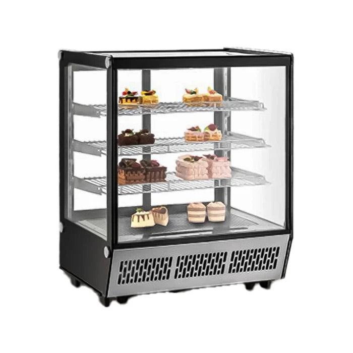 VITRINA REFRIGERADA CRISTAL RECTO  CON 4 NIVELES DE EXHIBICION MIGSA - CW-195