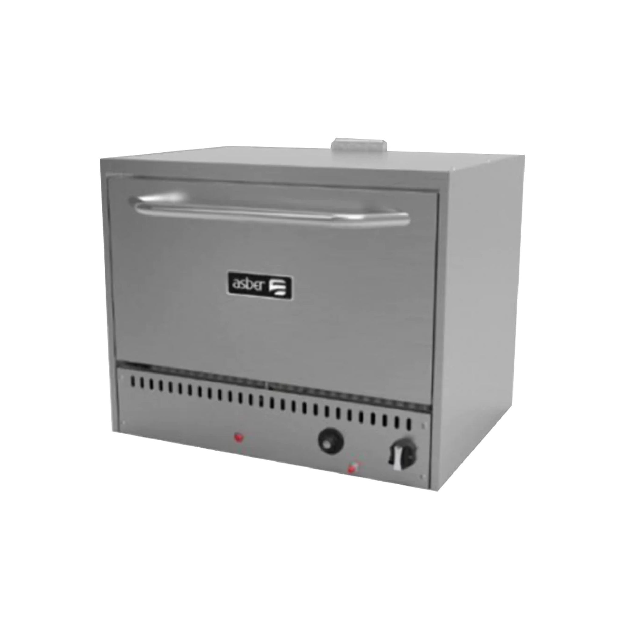 Horno pizzero con 2 piedras refractarias y 3 posiciones 24" Asber modelo AEPO-24-S