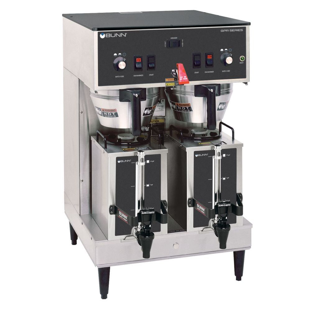 Cafetera / Percoladora DUAL MECH GPR Bunn 20900.0011 con servidor portátil GPR de 1,5 gal.