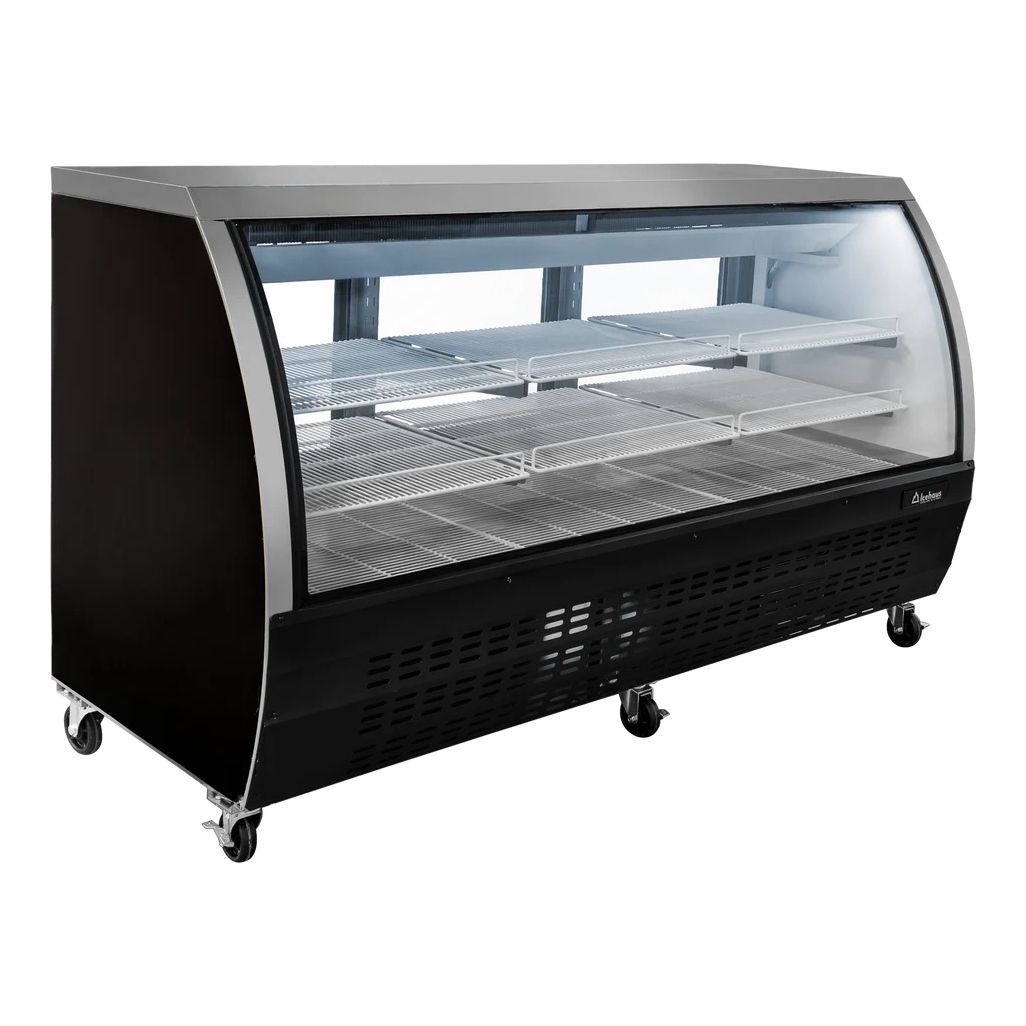 Vitrina Cremera Cristal Curvo, 3 Puertas, 15.3 Pies Drago VCI-163