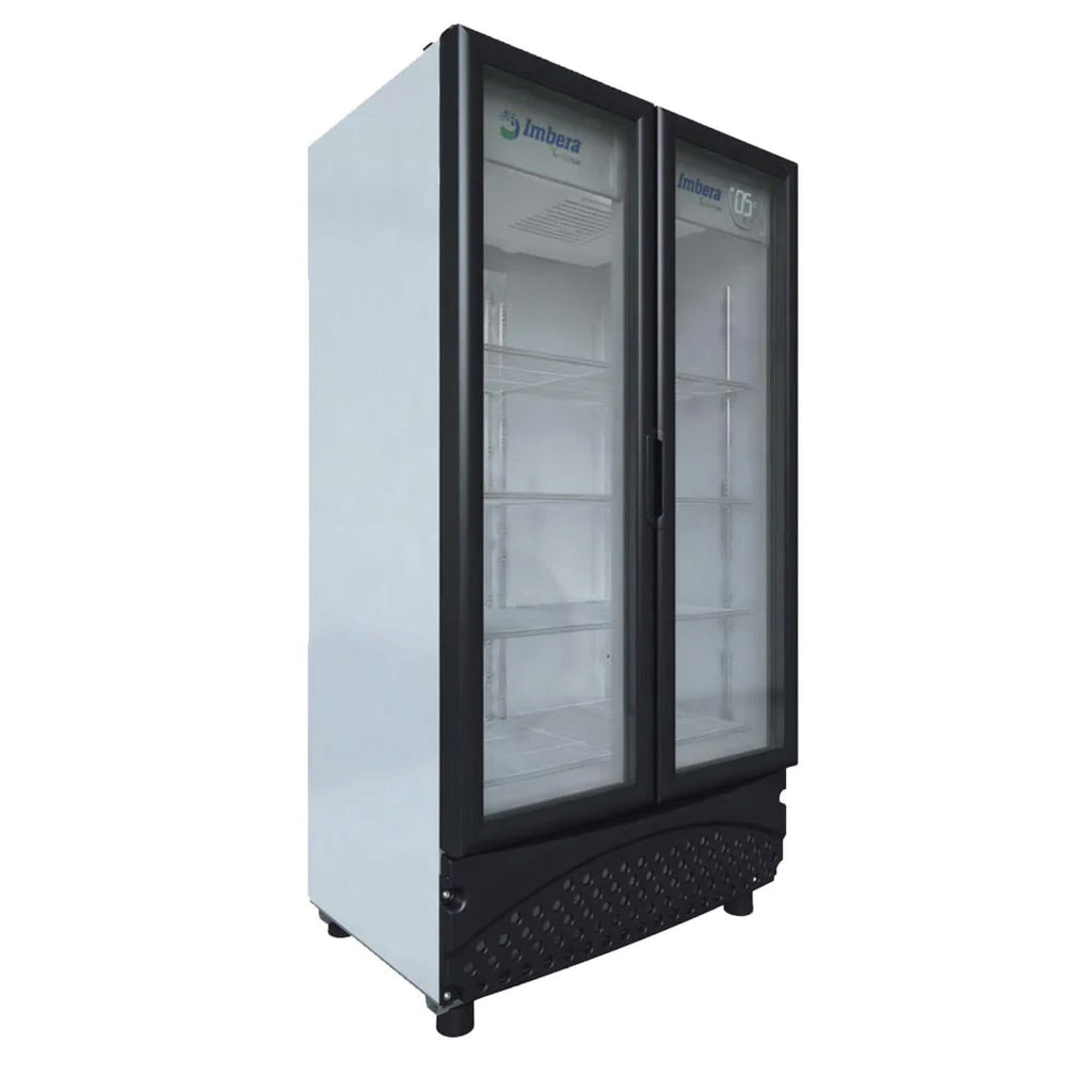 Refrigerador vertical 2 puertas de cristal Imbera modelo VRD26-1025242