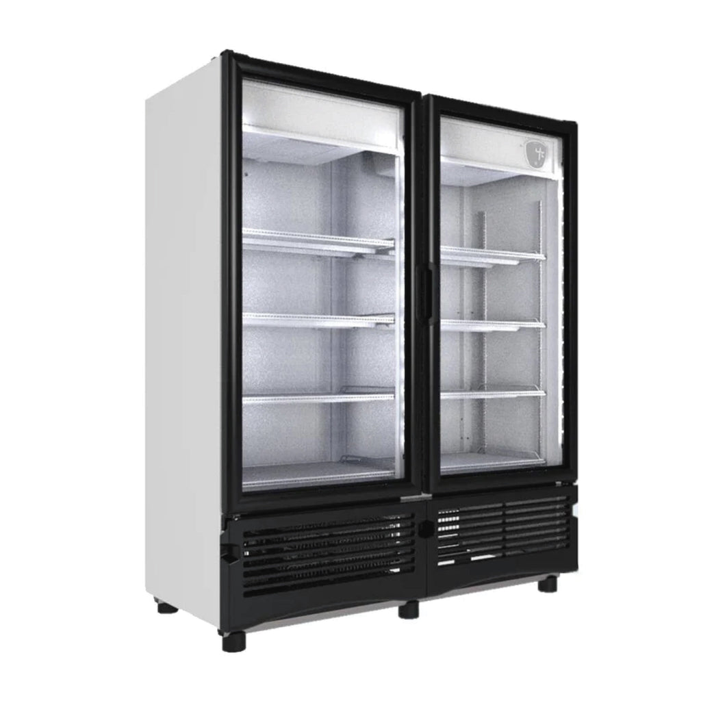 Refrigerador vertical 2 puertas de cristal Imbera modelo VRD35-1025397