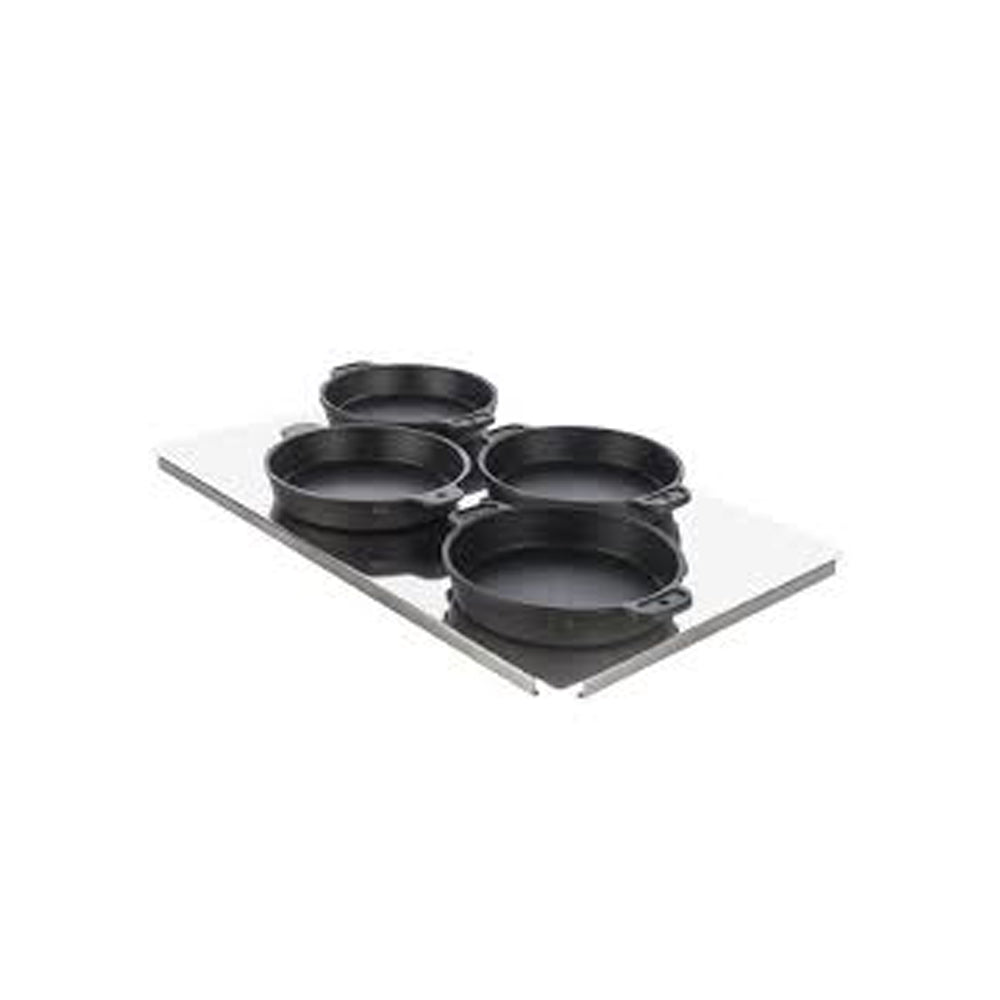 Set de sartenes pequeños (4 unidades y bandeja) Marca Rational Modelo 60.73.286 freeshipping - Innova FoodService