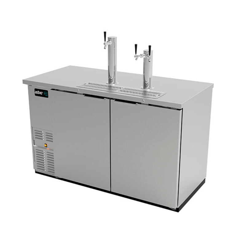 Dispensador de cerveza de 3 barriles 151 cm. marca Asber modelo ADDC-58-S HC freeshipping - Innova FoodService