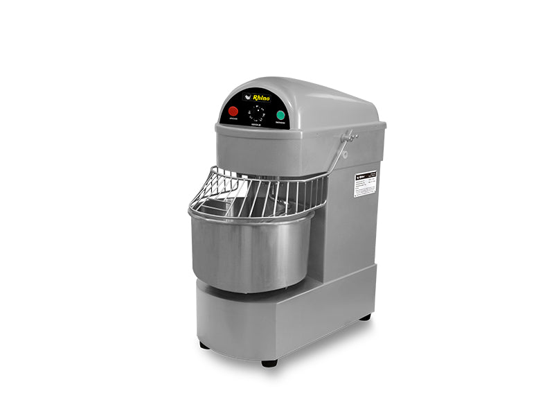 Maquinaria Comercial Rhino Amasa-20 Amasadora Acero Inoxidable 20 Lt Rotación Espiral