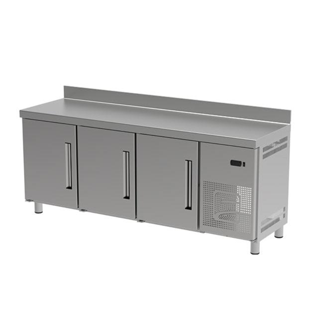 Mesa de Trabajo Congelada 3 puertas sólidas 13.9 pies cúbicos marca Asber modelo ASTF-79 freeshipping - Innova FoodService