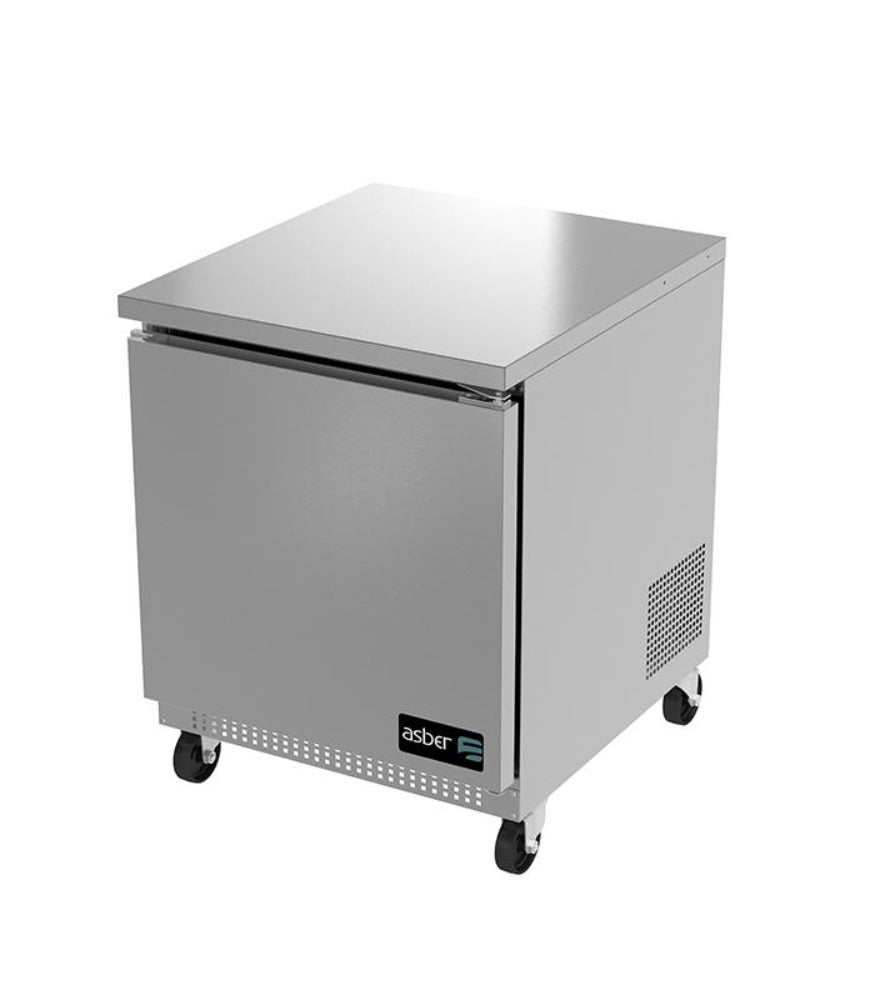 Mesa Bajo Mostrador Refrigerada de 1 puerta, 6.1 pies cúbicos marca Asber modelo AUTR-27 HC freeshipping - Innova FoodService
