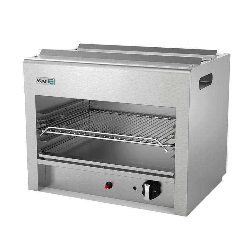 Gratinador a gas con quemador infrarrojo 24" marca Asber modelo AECM-24 freeshipping - Innova FoodService