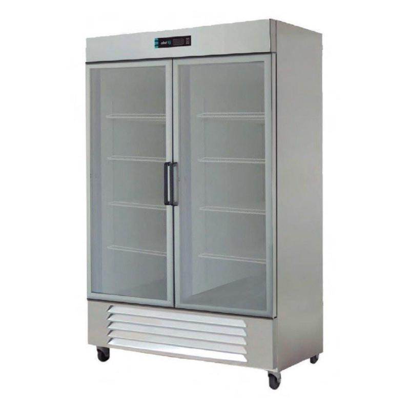 Refrigerador Vertical 2 puertas de cristal marca Asber modelo ARR-37-G HC freeshipping - Innova FoodService