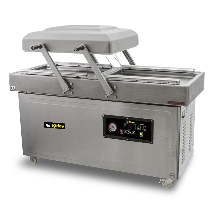 Maquinaria Comercial Rhino Evac-60 Empacadora Vacío 4 Barras Selladora 59 Cm