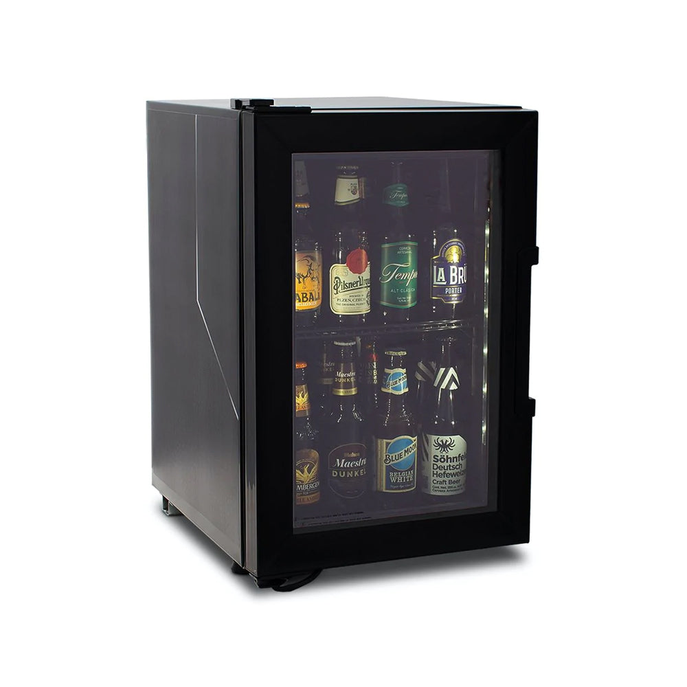 Refrigerador vertical cervecero 1 puerta de cristal Imbera modelo SVC01-B1-1023558 CARBONO