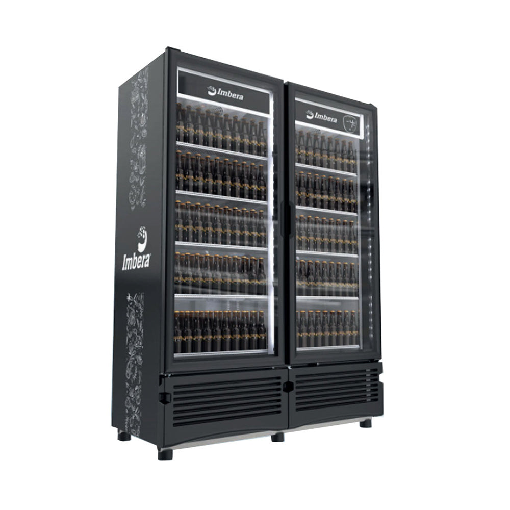 Refrigerador vertical cervecero 2 puertas de cristal 42 pies Marca Imbera Modelo CCV900-1022008 freeshipping - Innova FoodService
