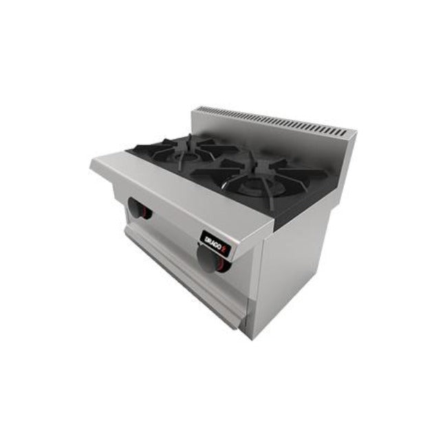 Parrilla de 2 quemadores linea slim Marca Drago Modelo CG-20-SLIM freeshipping - Innova FoodService