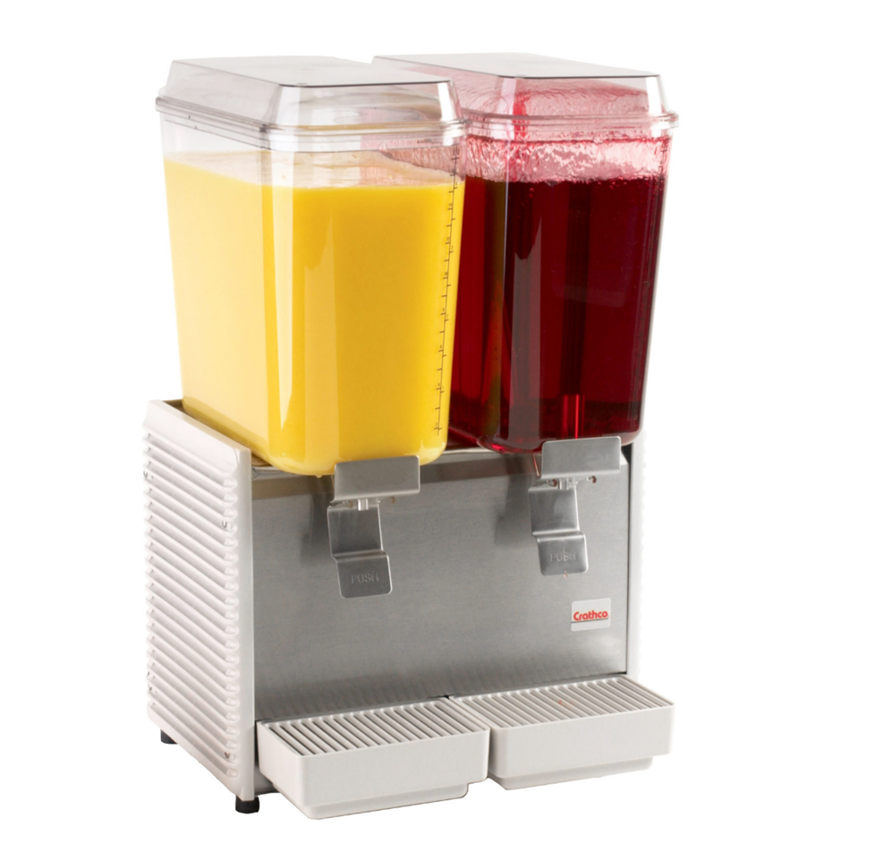 Dispensador de bebidas 2 Tazones 18 lts. cada uno marca Crathco modelo D25-4 freeshipping - Innova FoodService