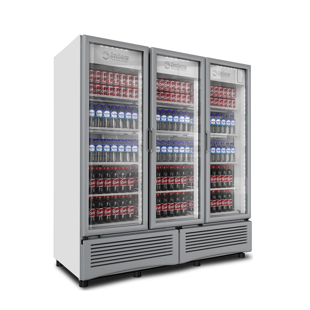 Refrigerador vertical 3 puertas de cristal Marca Imbera Modelo G3T72-1023871 freeshipping - Innova FoodService