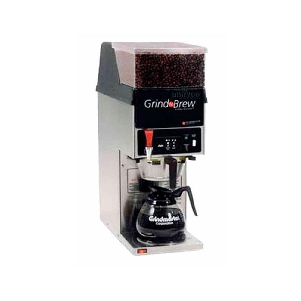 Cafetera percoladora para una jarra con molino integrado Marca Grindmaster Modelo GNB-11H freeshipping - Innova FoodService