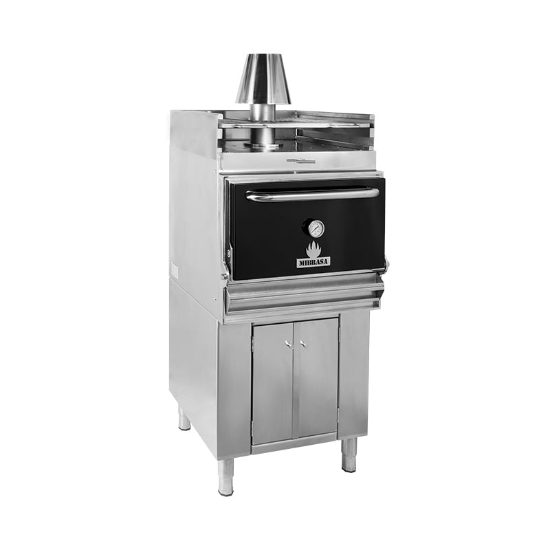 Horno sobre mostrador con armario bajo y soporte bandejas marca Mibrasa modelo HMBABSB75 freeshipping - Innova FoodService