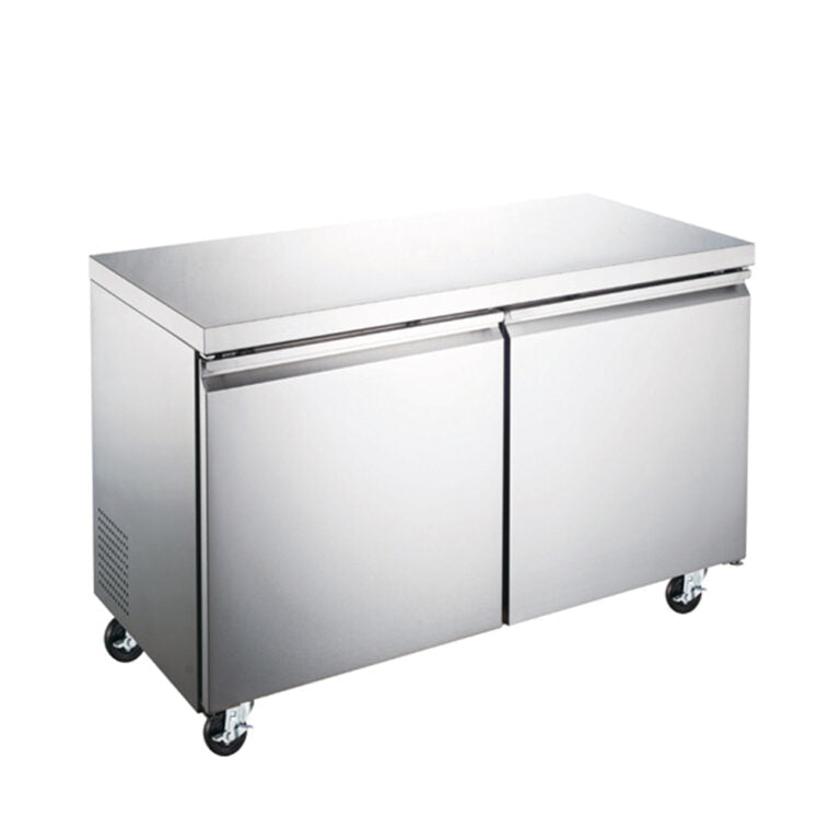 Refrigerador bajo barra 2 puertas Marca Icehaus Modelo RBB-2P-SS-01 freeshipping - Innova FoodService